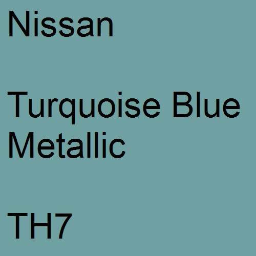 Nissan, Turquoise Blue Metallic, TH7.